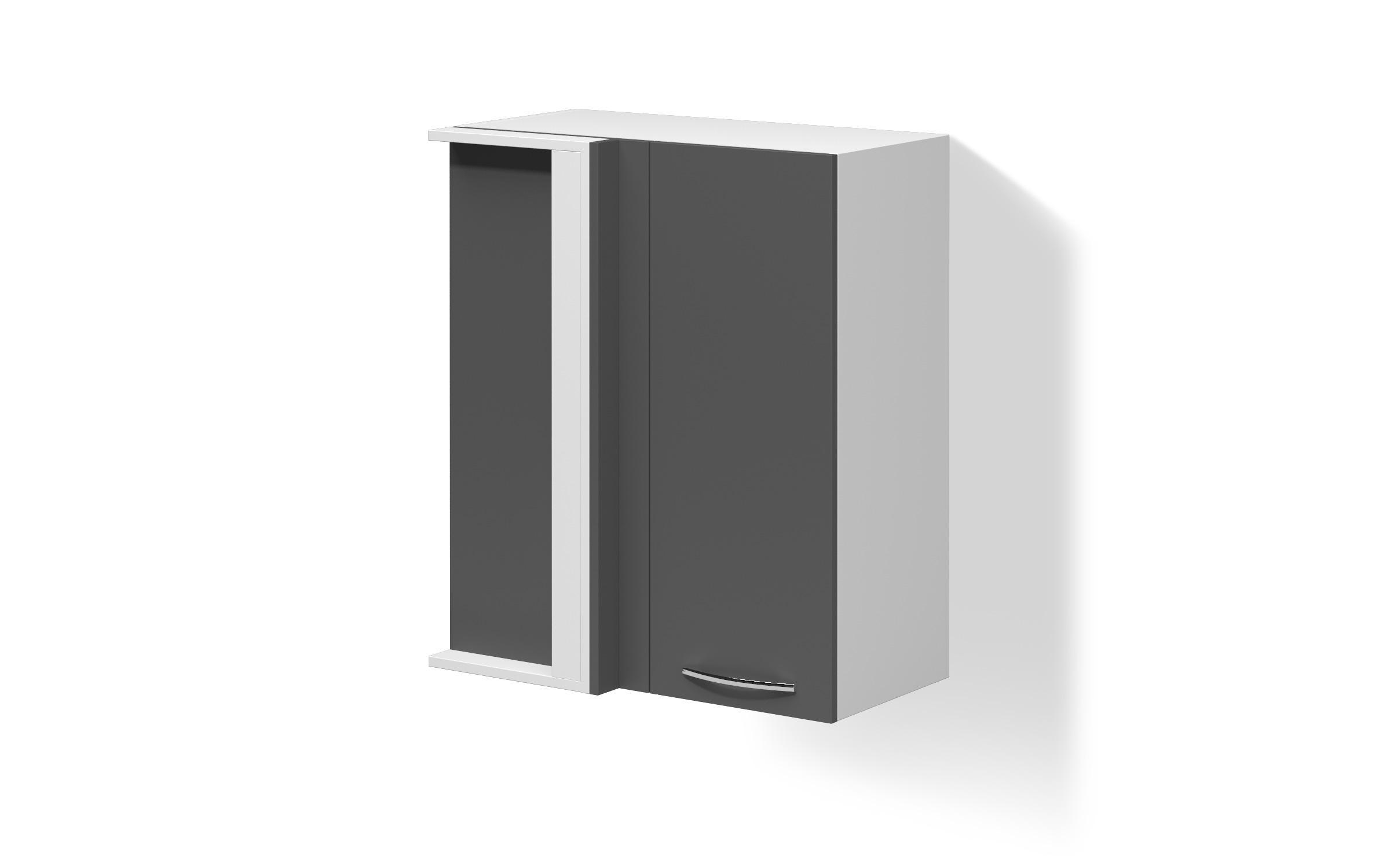 Kitchen corner cabinet Dakota 26, anthracite matt  1